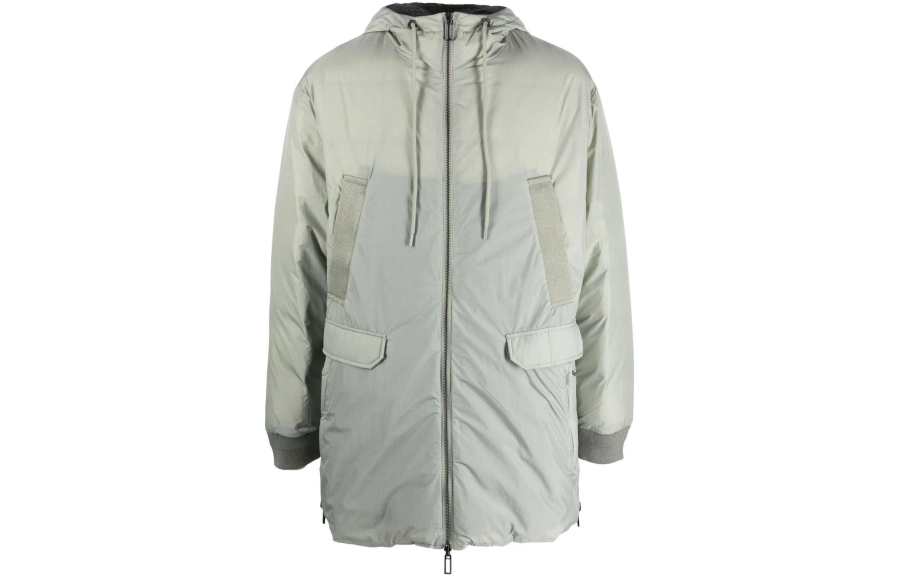 EMPORIO ARMANI 【Previous Season】logo-print padded-design jacket