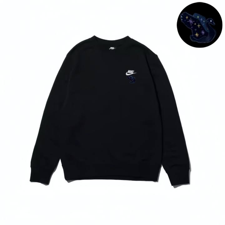Nike Nike Sweatshirts Unisex Black Crew Neck Moderate Regular