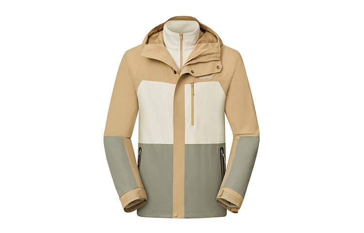 MERRELL MERRELL Windbreaker Jacket Men's Khaki