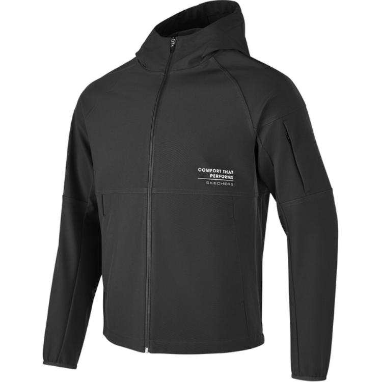 Skechers Water Repellent Softshell Versatile Fleece Lined Waterproof, Windproof, And Water Repellent Windbreaker Jacket