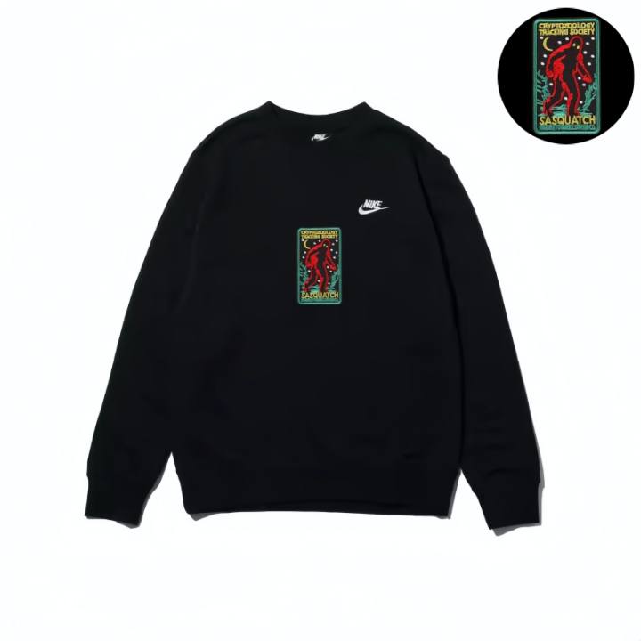 Nike Nike Sweatshirts Unisex Black Crew Neck Moderate Regular