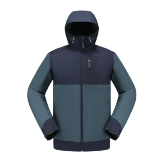 DECATHLON SH500 Jacket Men's Gray Blue/Dark Cyan Brick