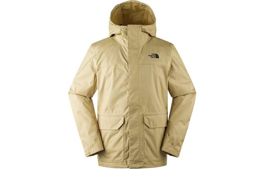 THE NORTH FACE Urban Exploration Waterproof, Windproof, And Breathable Windbreaker Jacket Men's Khaki