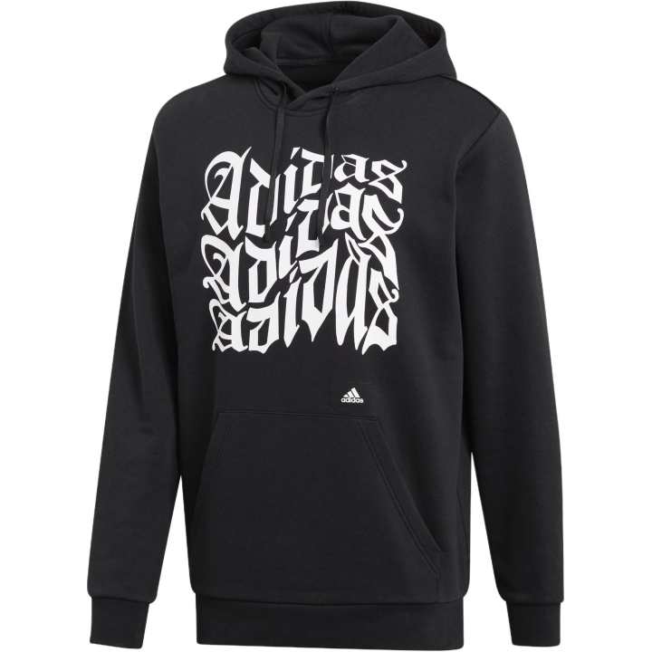 Adidas Adidas Sweatshirts Men's Black Hooded Moderate