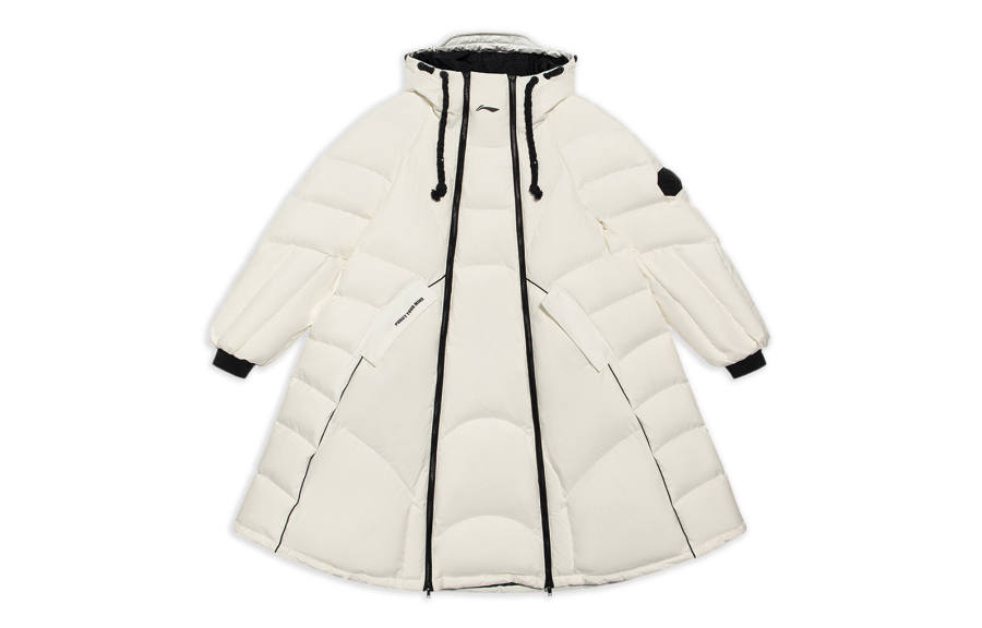 Li-Ning Li Ning Sports Life Collection Down Jacket Winter Unisex Ecru/Black