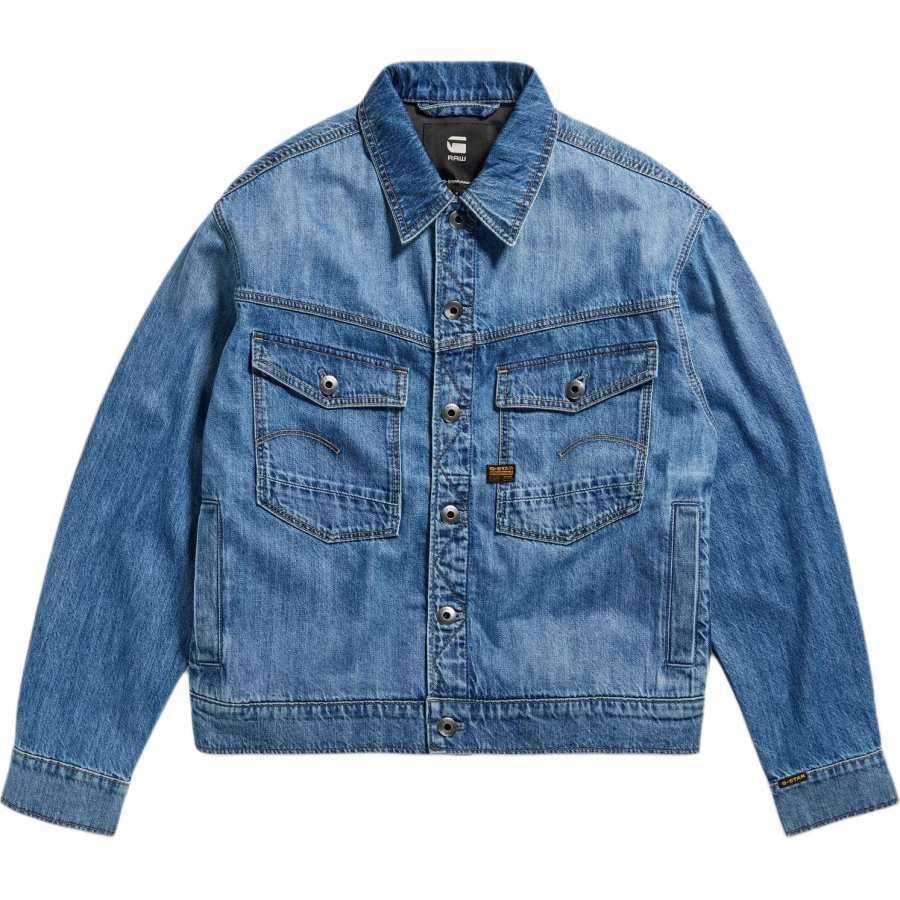 G-STAR Raw flap-pocket denim jacket