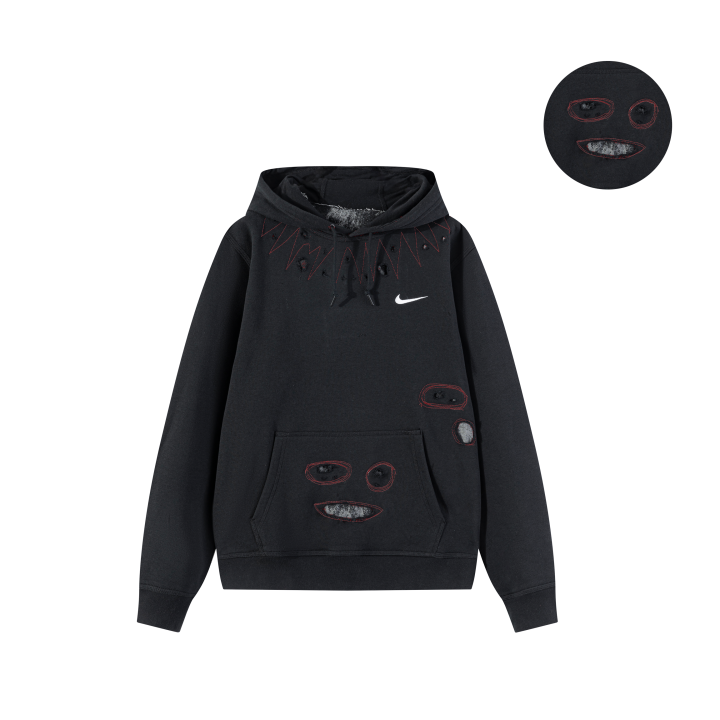 Nike Nike Sweatshirts Unisex Black Hooded Thickened