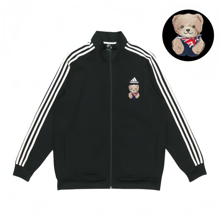 Adidas Adidas Jackets Unisex Black Stand Collar Moderate Pilot
