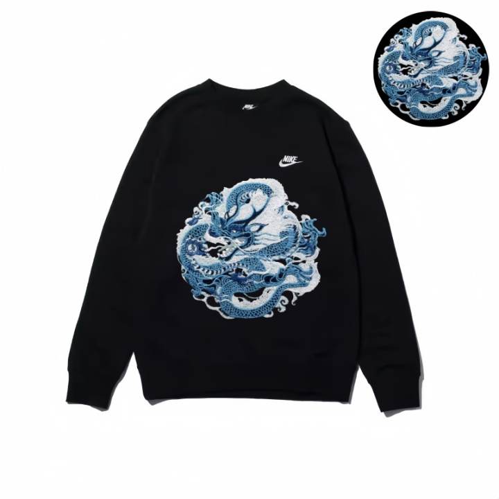 Nike Nike Sweatshirts Unisex Black Crew Neck Moderate Regular