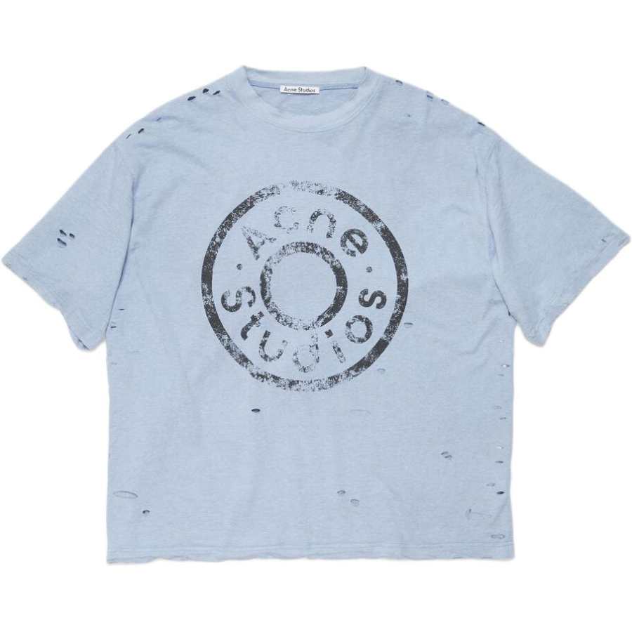 Acne Studios Acne Studios Logo Printed Crewneck T Shirt