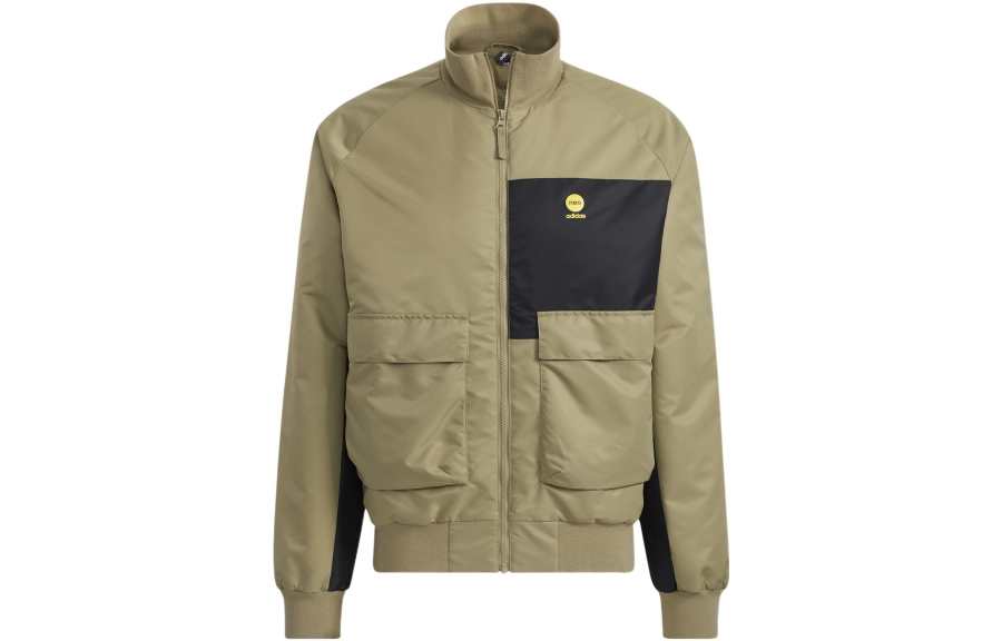 Adidas Neo Puffer Jackets Men's Green Stand Collar Moderate Other