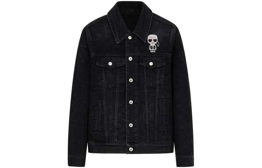 KARL LAGERFELD / Karl Lagerfeld Jeans Denim Jacket Men's Black