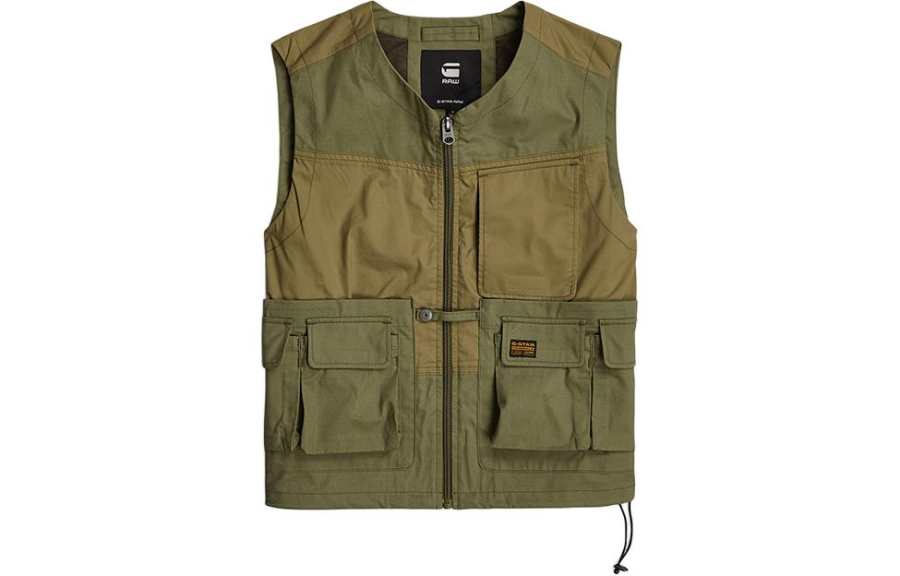 G-STAR RAW G STAR RAW Vest Men's Sage Green