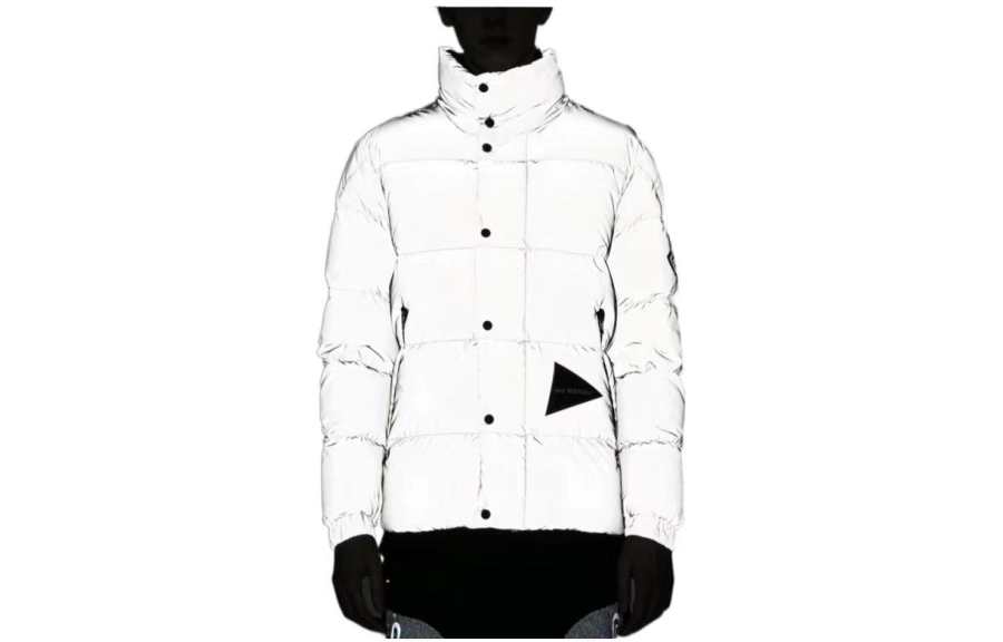 MONCLER GENIUS x And Wander Down Jacket Unisex Metal Silver