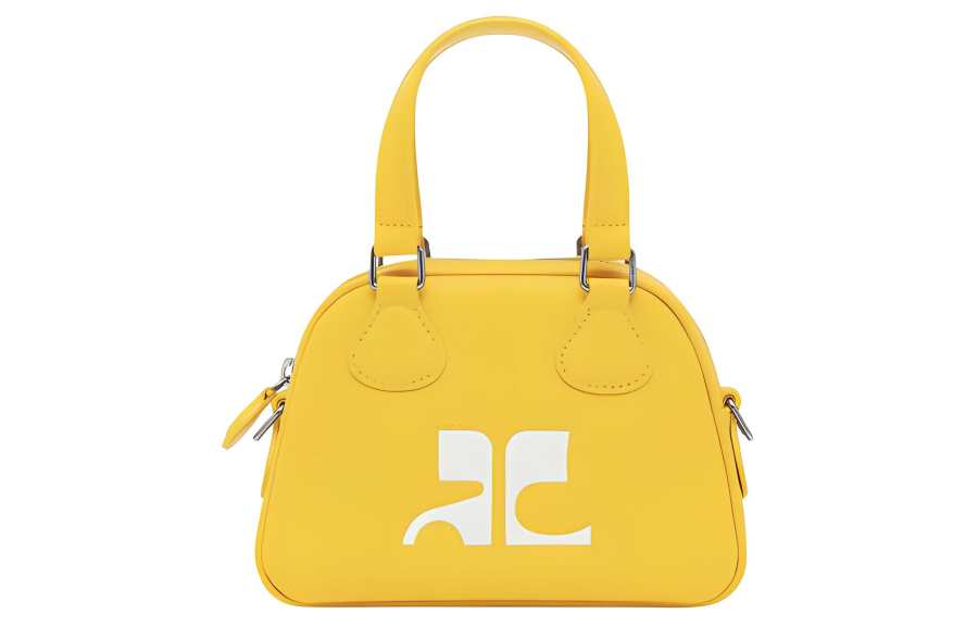 COURREGES Courrèges Bowling Bag 'Ochre'