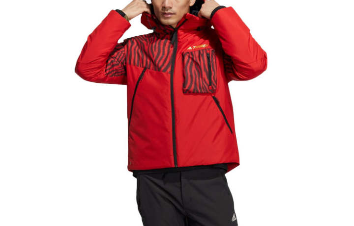Adidas Adidas Puffer Jacket Men's Light Scarlet