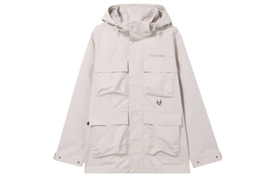 Columbia Transit Waterproof And Warm Windbreaker Jacket Men's Ecru