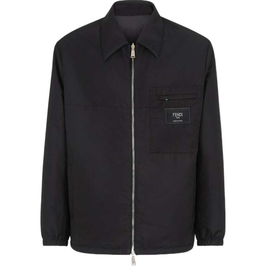 FENDI FENDI SS22 Puffer Jacket Men's Black