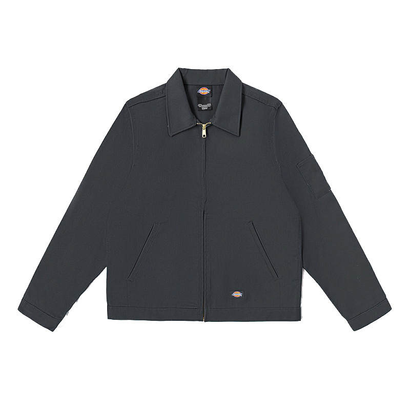 Dickies Dickies Jackets Men's Dark Gray Lapel Moderate Workwear