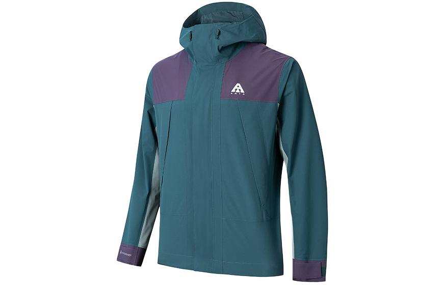 Anta Urban Living/Travel/Commuting Business/Casual Waterproof And Windproof Windbreaker Jacket Men's Palm Green