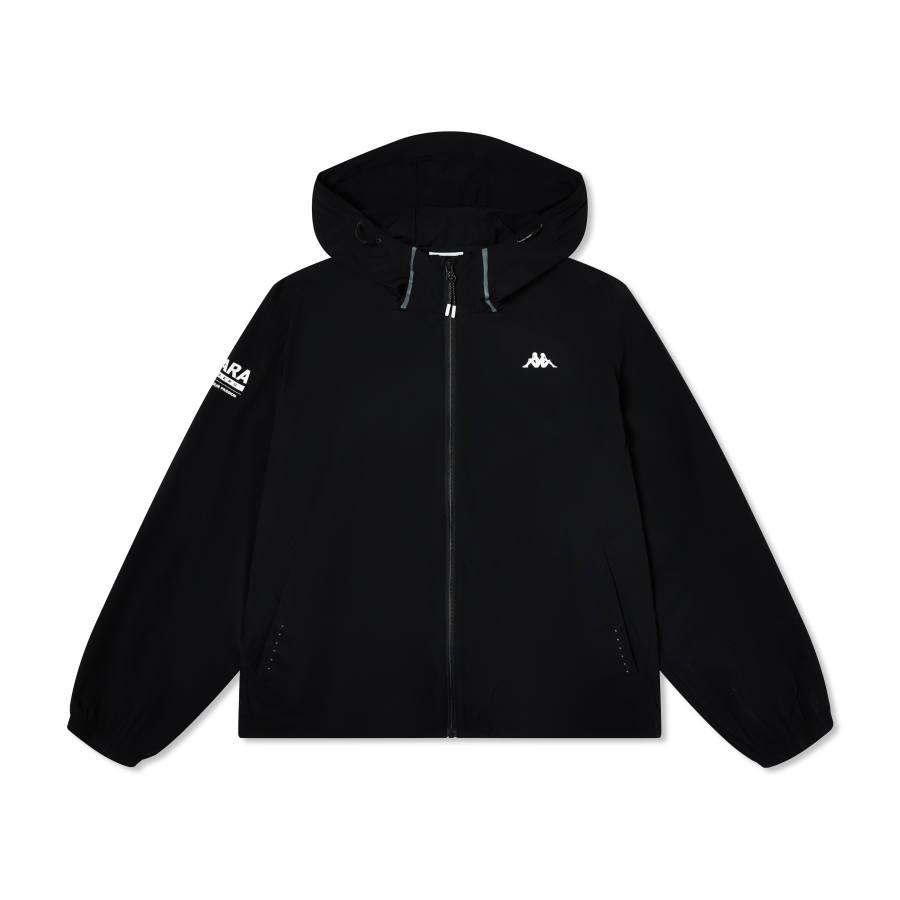 Kappa Kappa Windproof Trench Coat Men's Black