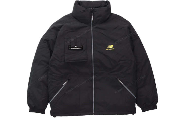 New Balance New Balance Down Jackets Men's Black Stand Collar Moderate Other