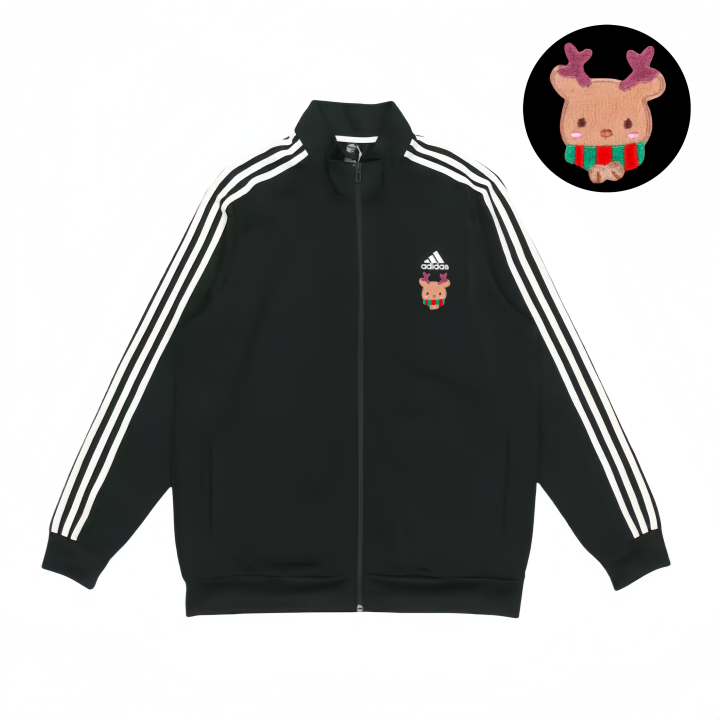 Adidas Adidas Jackets Unisex Black Stand Collar Moderate Pilot