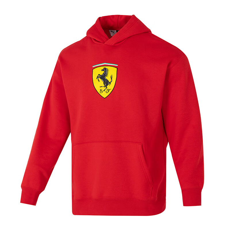 PUMA X Scuderia Ferrari Race Big Shield print Hoodie