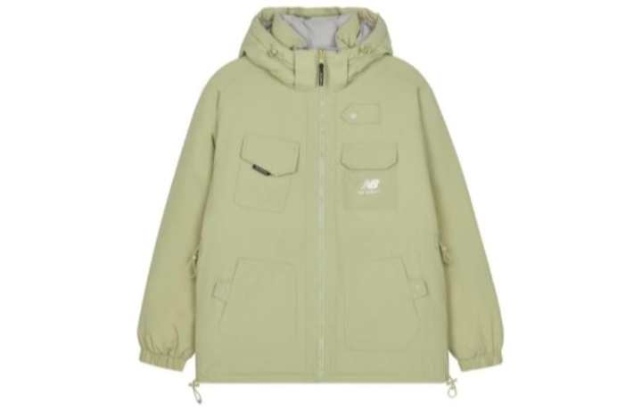 New Balance New Balance Down Jackets Men's Green Hooded Thickened Other