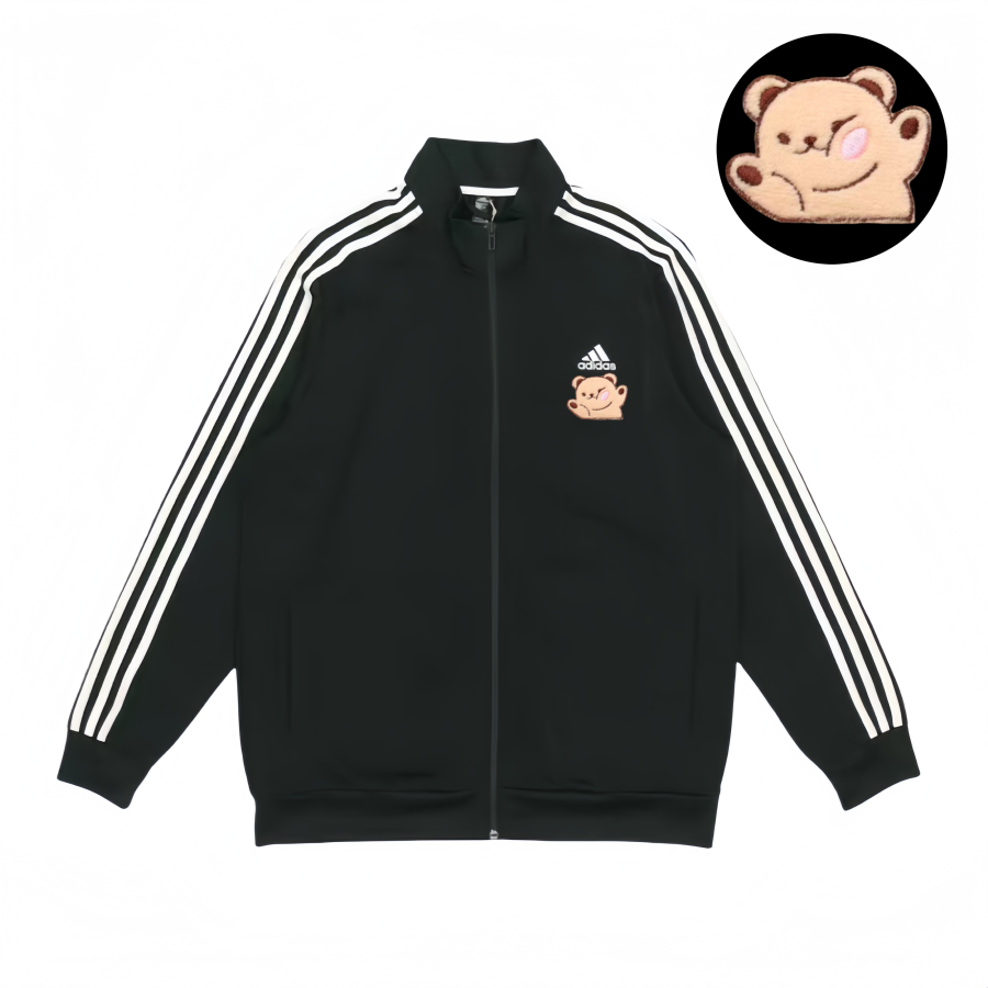 Adidas Adidas Jackets Unisex Black Stand Collar Moderate Pilot