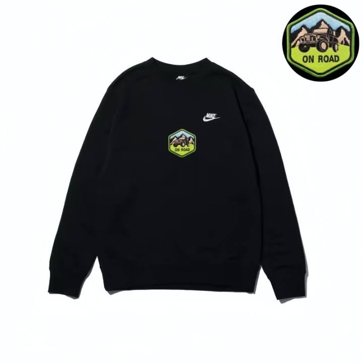 Nike Nike Sweatshirts Unisex Black Crew Neck Moderate Regular