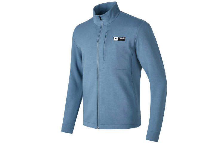 Skechers Jackets Men's Copenhagen Blue/0378 Stand Collar Moderate Other