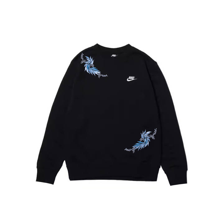 Nike Nike Sweatshirts Men's Black Crew Neck Moderate Regular