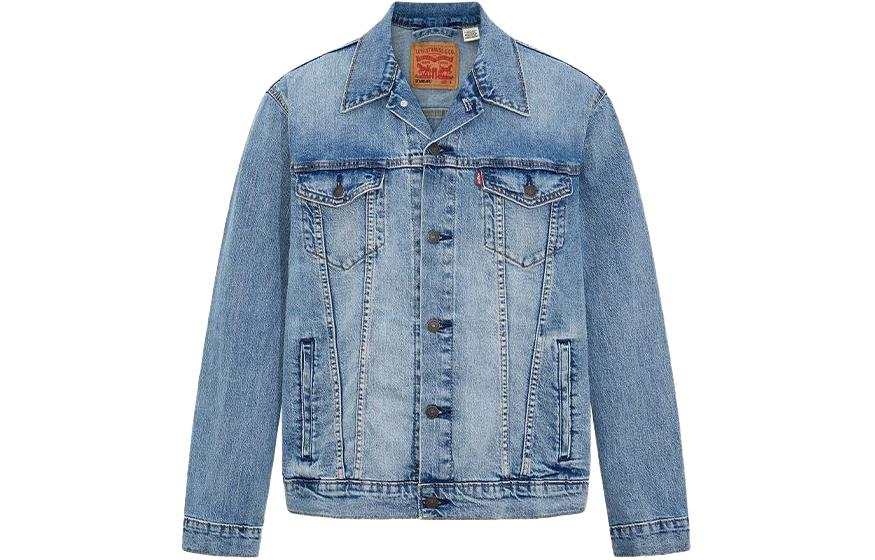 Levis Levis Denim Jackets Men's Blue Moderate Straight Fit