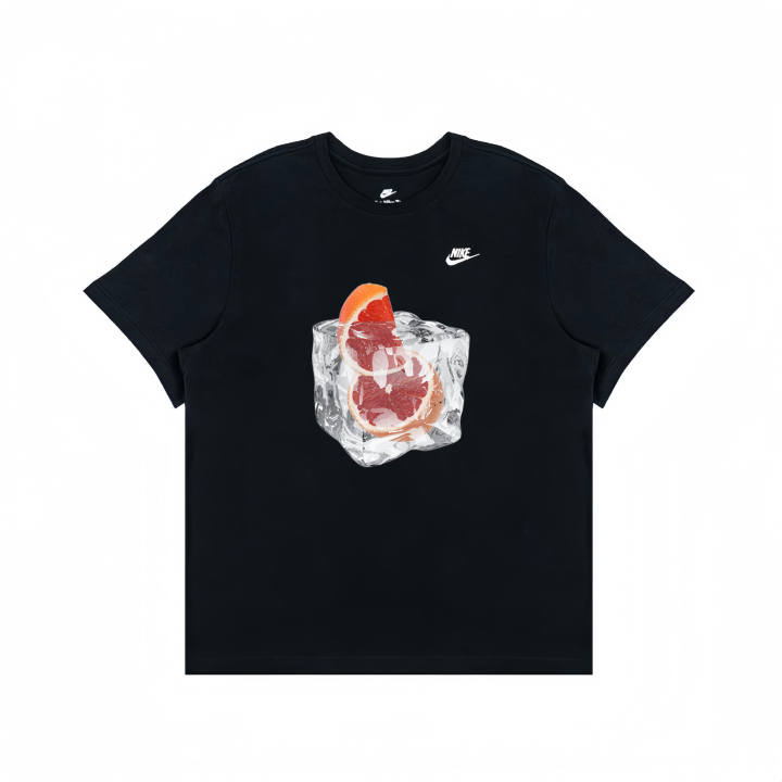 Nike Nike T Shirts Unisex Black Crew Neck Moderate Straight Fit