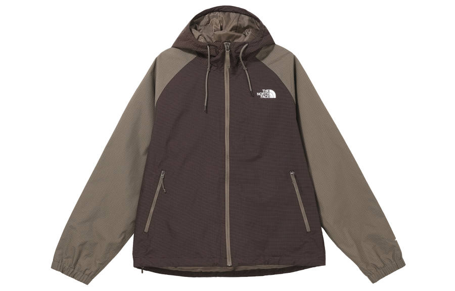 THE NORTH FACE Outdoor Hiking Rainproof Windbreaker Jacket Men's Brown