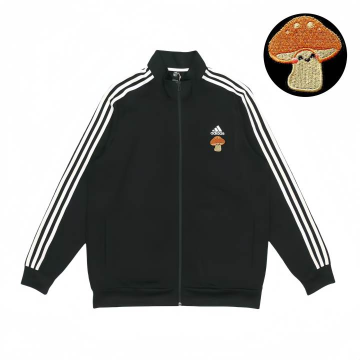 Adidas Adidas Jackets Unisex Black Stand Collar Moderate Pilot