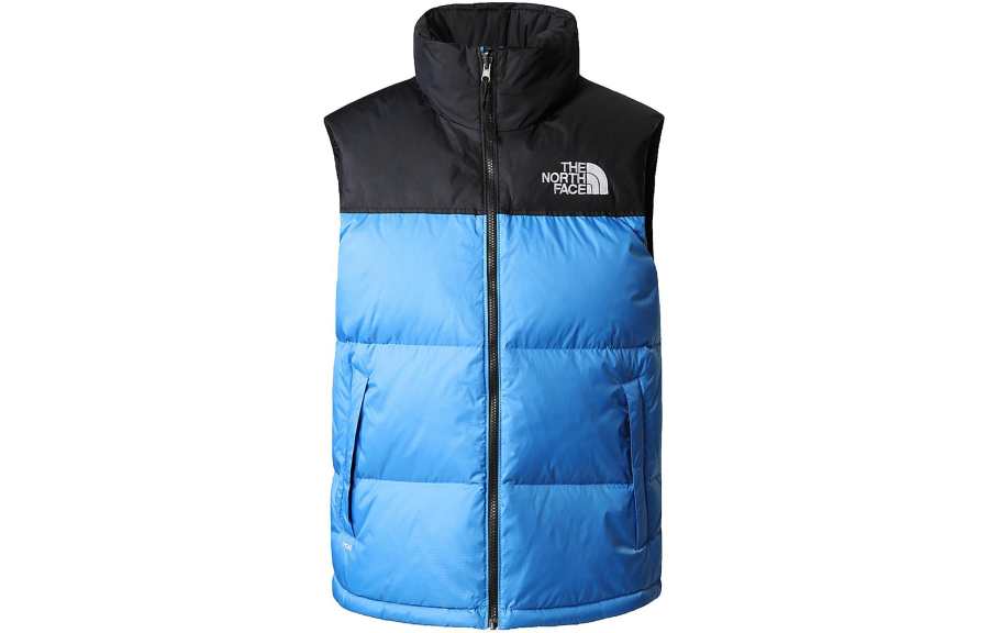 THE NORTH FACE Apparel Collection Vests Men's Blue Stand Collar Moderate Other