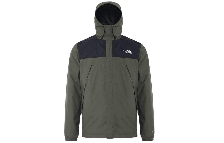 THE NORTH FACE Antora Waterproof, Windproof, And Breathable Windbreaker Jacket Men's Army Green