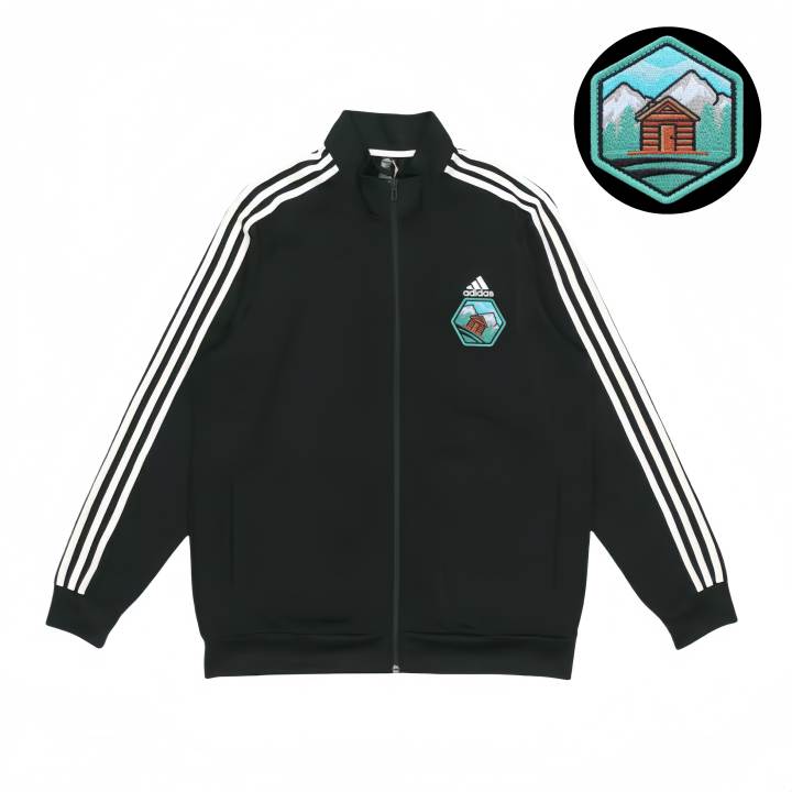 Adidas Adidas Jackets Unisex Black Stand Collar Moderate Pilot