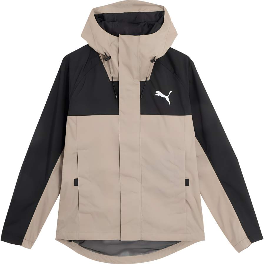PUMA OUTDOOR Hiking Windproof Windbreaker Jacket Men's Chestnut Mouse Gray