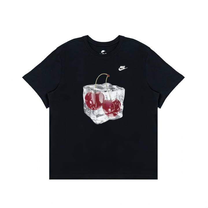 Nike Nike T Shirts Unisex Black Crew Neck