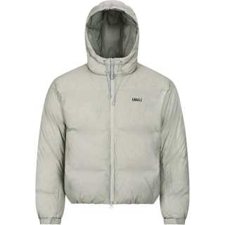 GRAILZ Down Jackets Unisex Gray Hooded Moderate