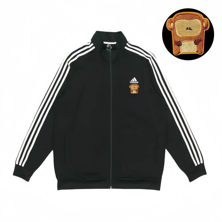 Adidas Adidas Jackets Unisex Black Stand Collar Moderate Pilot