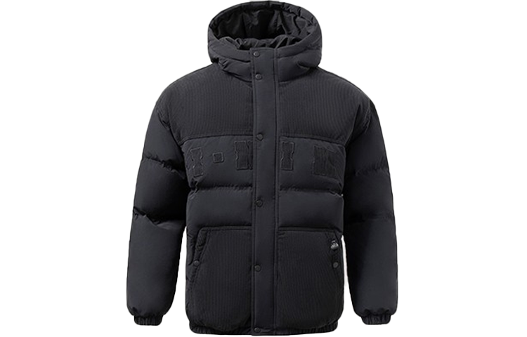 Li-Ning Li Ning Sports Fashion Collection Down Jackets Men's Black Hooded Moderate Other