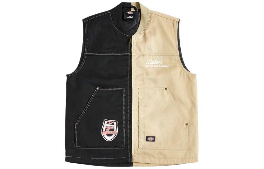 Dickies Dickies END Vests Men's Black Baseball Collar Moderate Other