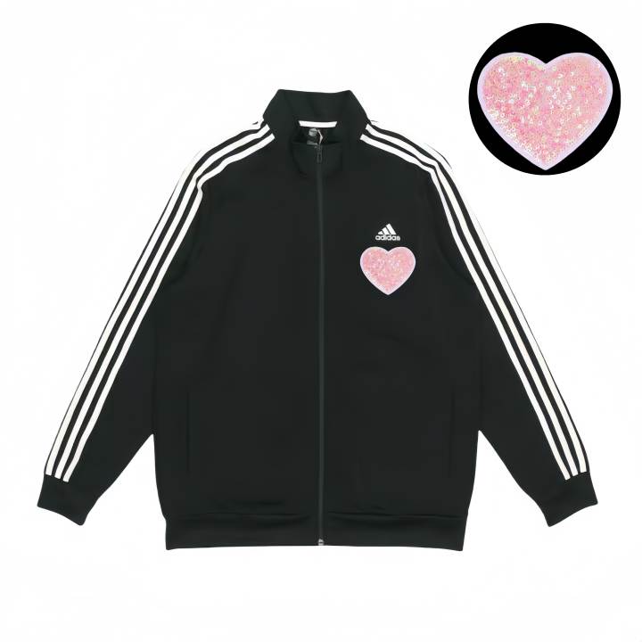 Adidas Adidas Jackets Unisex Black Stand Collar Moderate Pilot
