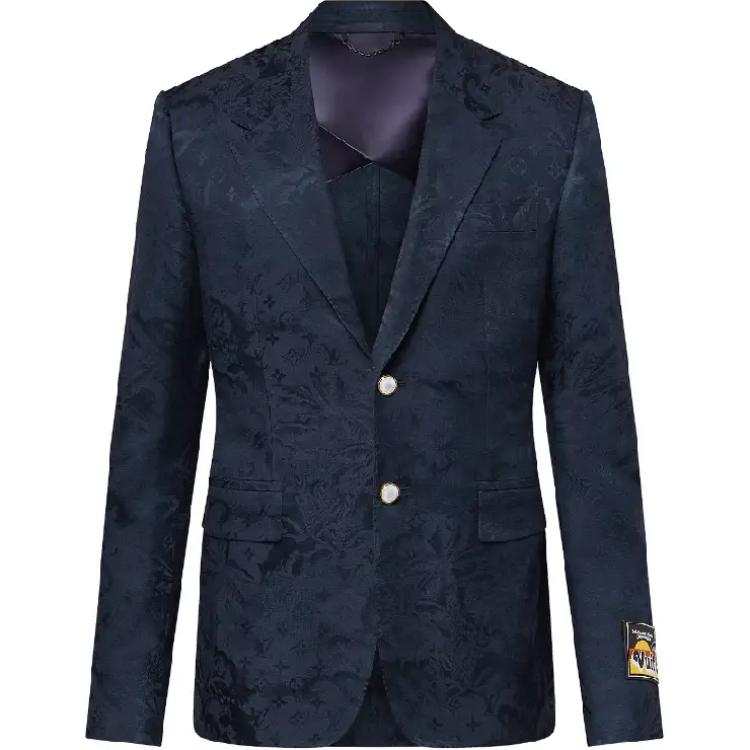 LOUIS VUITTON FW24 Business Suit Coat Men's Marine Blue