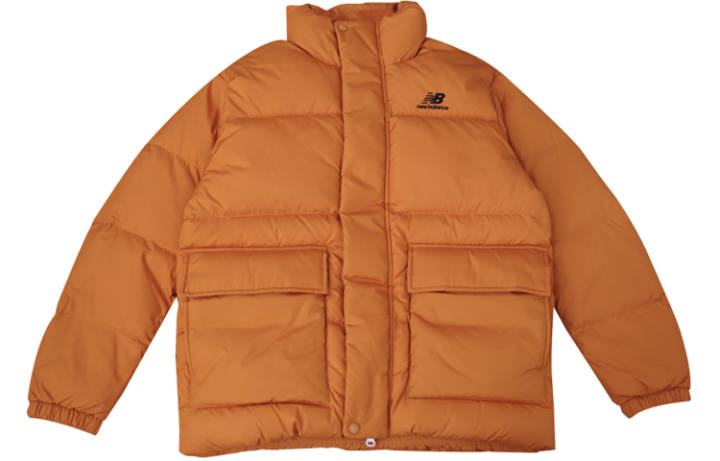 New Balance New Balance Down Jackets Unisex Orange Stand Collar Moderate Other