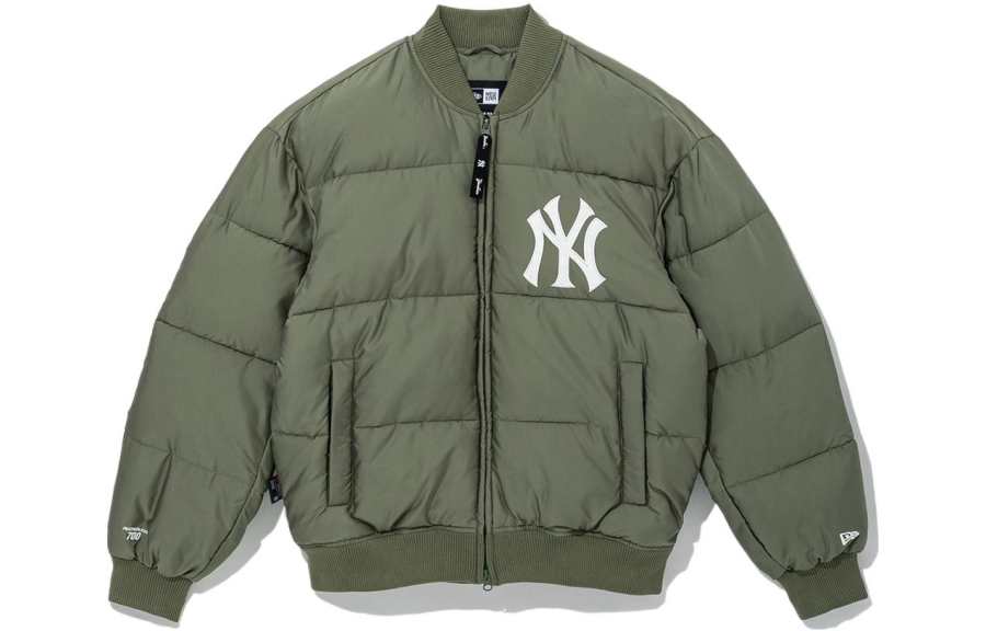 New Era Puffer Jacket Unisex Olive Green